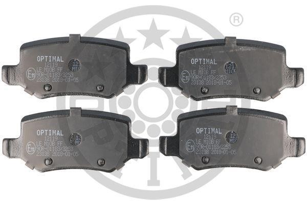 Optimal BP-12119 Rear disc brake pads, set BP12119
