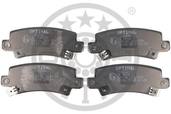 Optimal BP-12121 Rear disc brake pads, set BP12121
