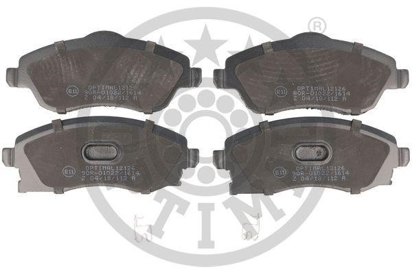 Optimal BP-12126 Front disc brake pads, set BP12126