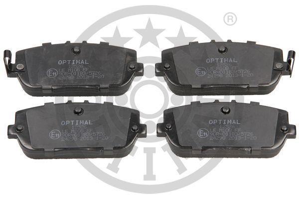 Optimal BP-12526 Rear disc brake pads, set BP12526