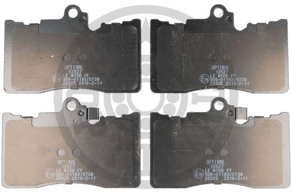 Optimal BP-12527 Brake Pad Set, disc brake BP12527