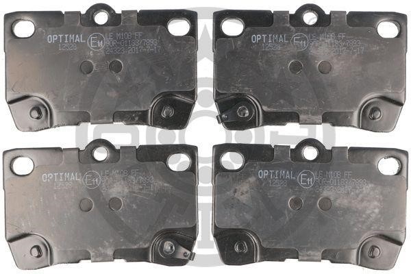 Optimal BP-12528 Rear disc brake pads, set BP12528