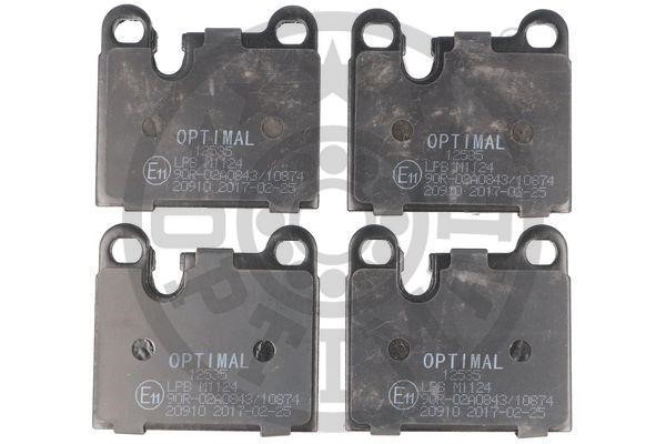 Optimal BP-12535 Brake Pad Set, disc brake BP12535