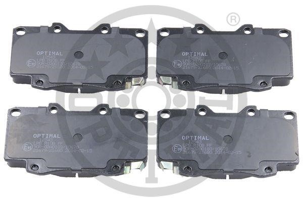 Optimal BP-12543 Brake Pad Set, disc brake BP12543