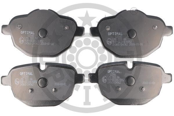 Optimal BP-12548 Brake Pad Set, disc brake BP12548