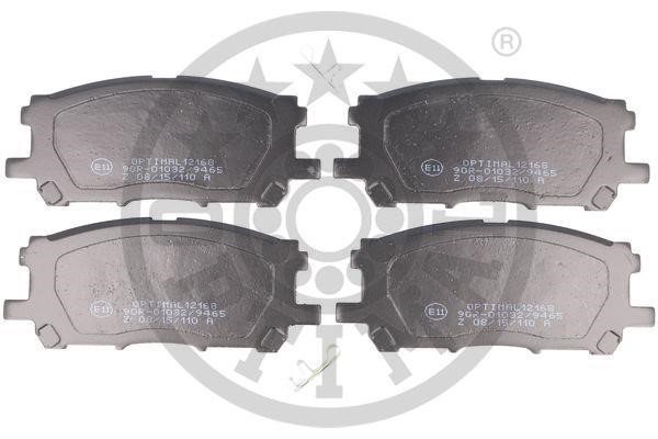 Optimal BP-12168 Front disc brake pads, set BP12168