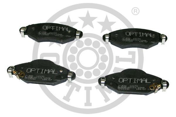 Optimal BP-12170 Brake Pad Set, disc brake BP12170