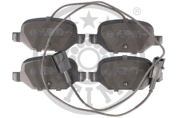 Optimal BP-12553 Rear disc brake pads, set BP12553