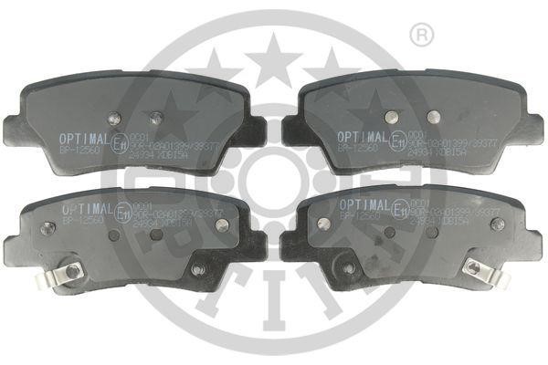 Optimal BP-12560 Front disc brake pads, set BP12560