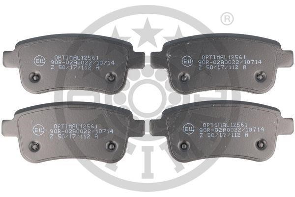 Optimal BP-12561 Rear disc brake pads, set BP12561