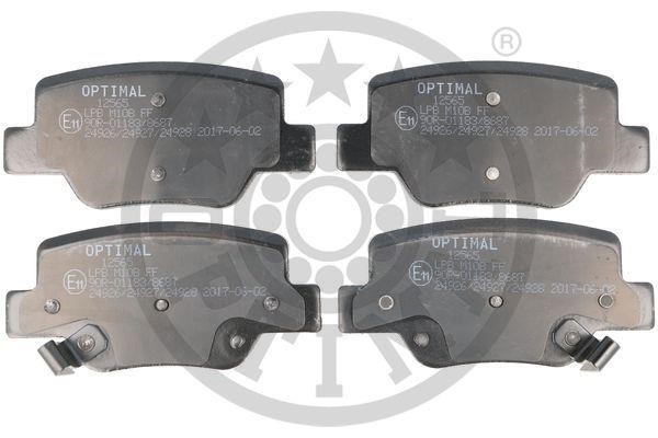 Optimal BP-12565 Rear disc brake pads, set BP12565