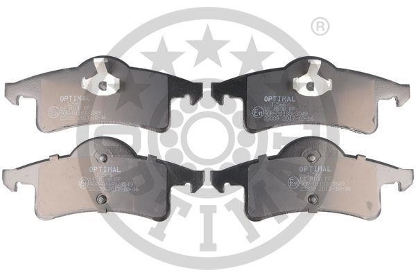 Optimal BP-12566 Rear disc brake pads, set BP12566