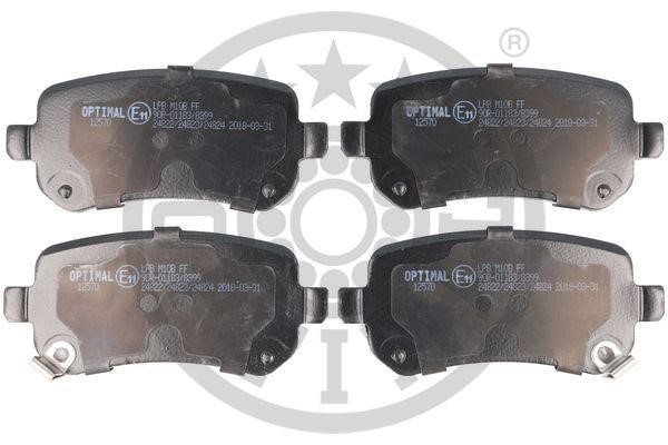 Optimal BP-12570 Front disc brake pads, set BP12570