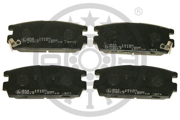 Optimal BP-12190 Rear disc brake pads, set BP12190