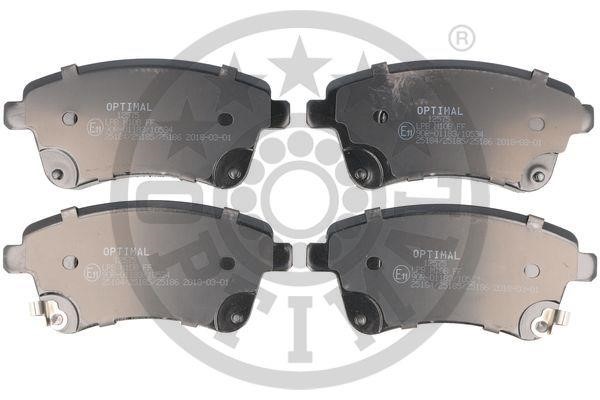 Optimal BP-12575 Brake Pad Set, disc brake BP12575