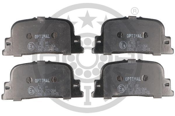 Optimal BP-12207 Rear disc brake pads, set BP12207