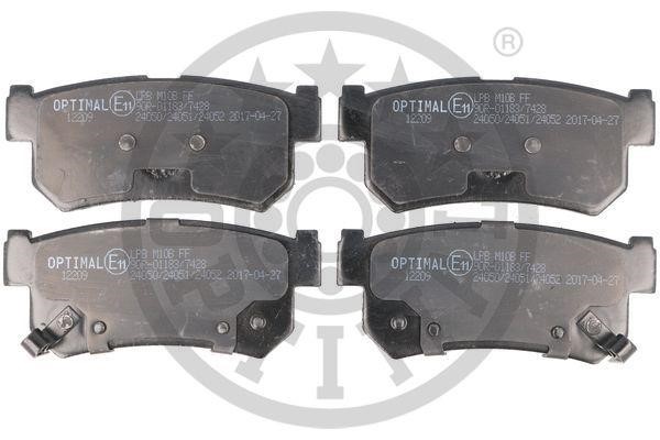 Optimal BP-12209 Rear disc brake pads, set BP12209