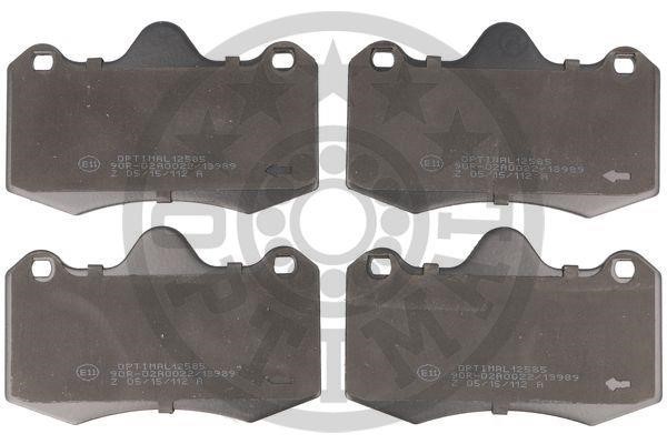 Optimal BP-12585 Brake Pad Set, disc brake BP12585