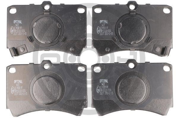 Optimal BP-09437 Front disc brake pads, set BP09437