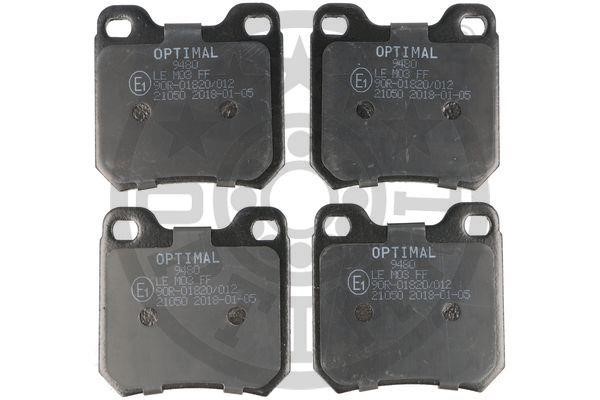 Optimal BP-09480 Rear disc brake pads, set BP09480