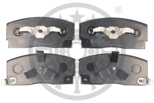 Optimal BP-09505 Brake Pad Set, disc brake BP09505