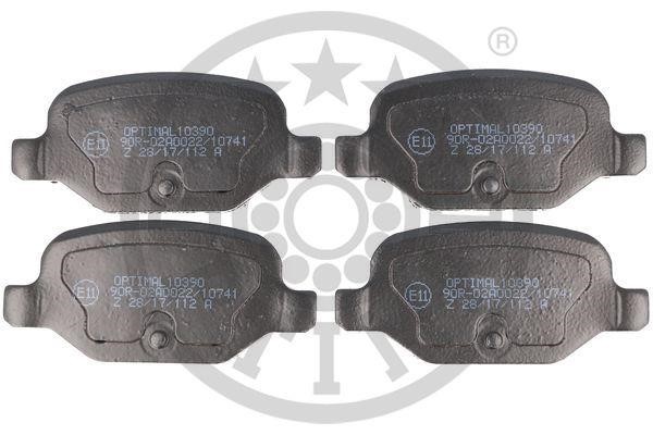 Optimal BP-10390 Front disc brake pads, set BP10390