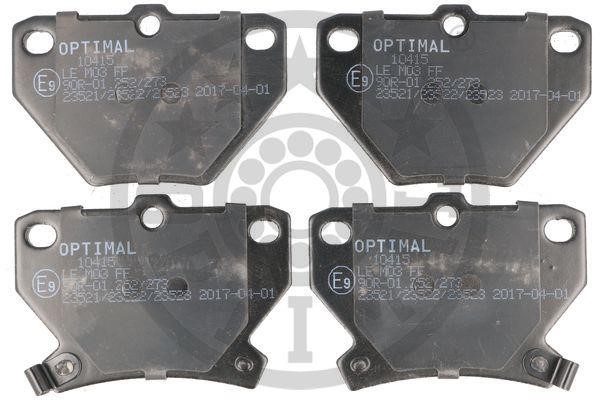Optimal BP-10415 Front disc brake pads, set BP10415