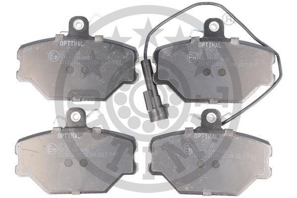 Optimal BP-09542 Front disc brake pads, set BP09542