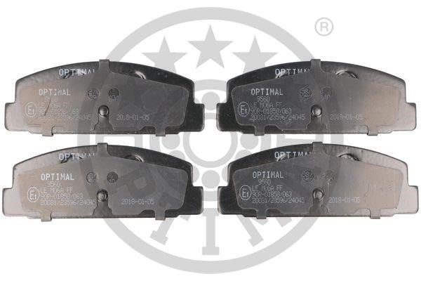 Optimal BP-09560 Rear disc brake pads, set BP09560