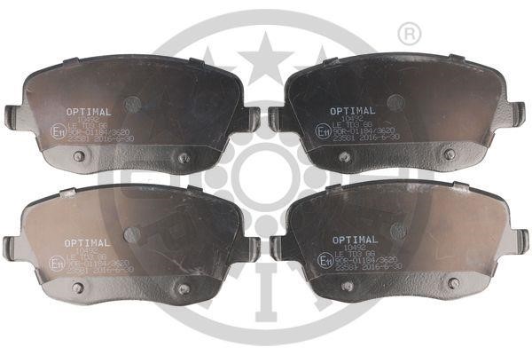 Optimal BP-10492 Front disc brake pads, set BP10492
