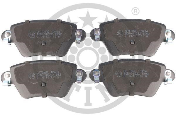 Optimal BP-10494 Rear disc brake pads, set BP10494