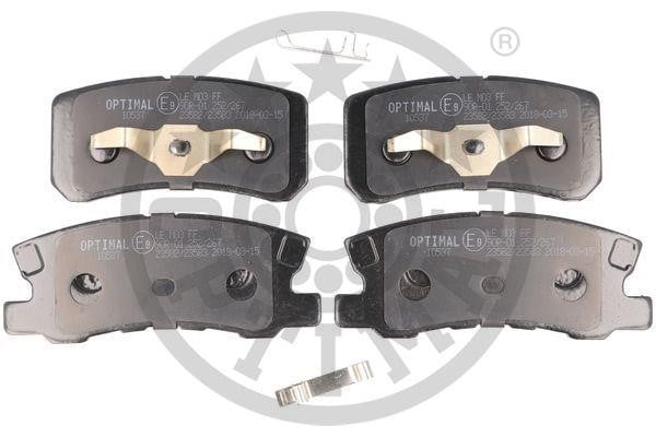 Optimal BP-10537 Rear disc brake pads, set BP10537