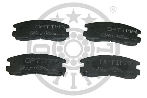 Optimal BP-09594 Front disc brake pads, set BP09594