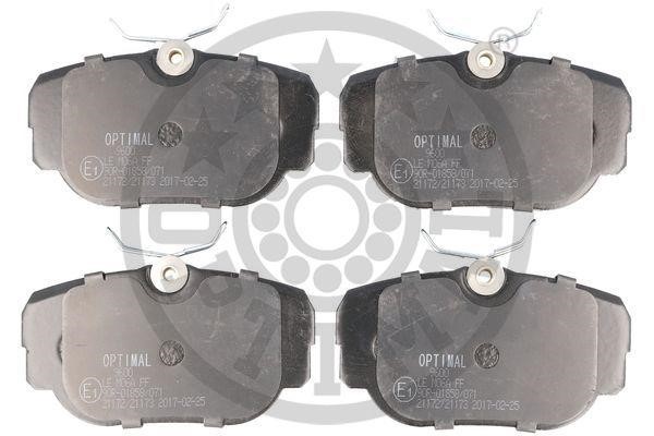 Optimal BP-09600 Front disc brake pads, set BP09600