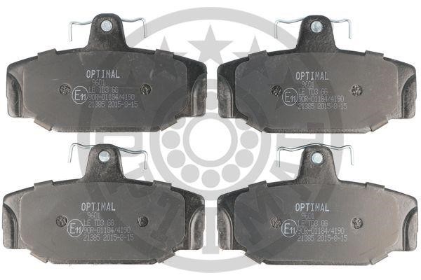 Optimal BP-09601 Rear disc brake pads, set BP09601