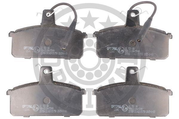 Optimal BP-12041 Front disc brake pads, set BP12041