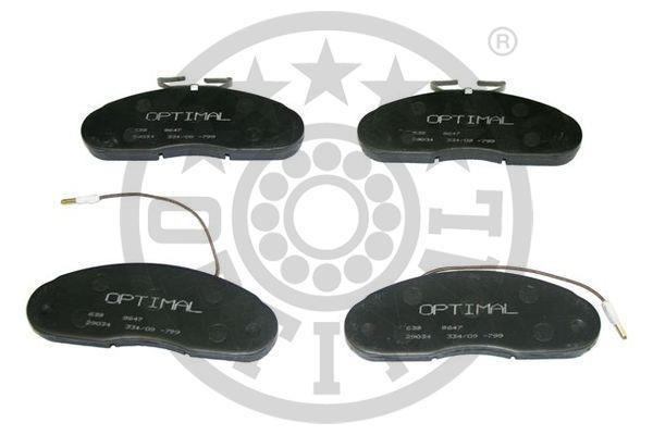 Optimal BP-09647 Front disc brake pads, set BP09647
