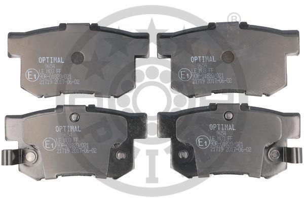 Optimal BP-09654 Front disc brake pads, set BP09654