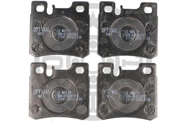 Optimal BP-09657 Rear disc brake pads, set BP09657