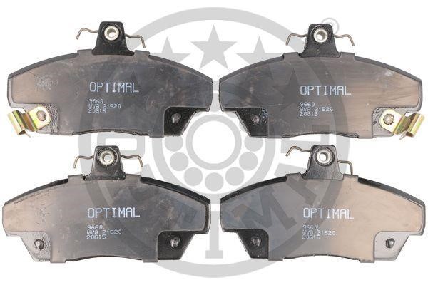 Optimal BP-09660 Front disc brake pads, set BP09660