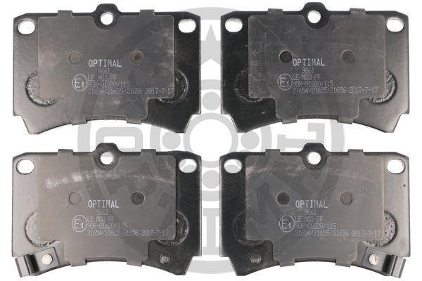 Optimal BP-09661 Brake Pad Set, disc brake BP09661