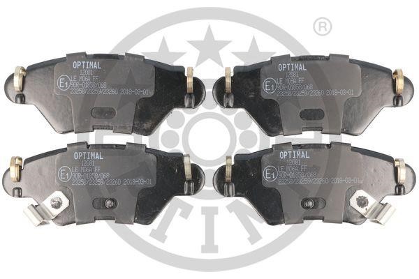 Optimal BP-12081 Rear disc brake pads, set BP12081