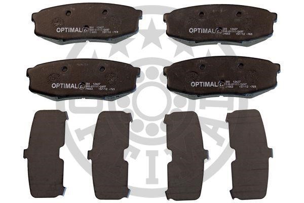 Optimal BP-12427 Front disc brake pads, set BP12427