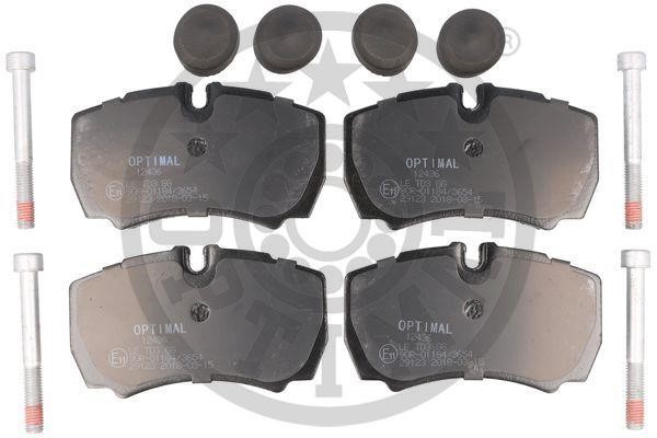 Optimal BP-12436 Front disc brake pads, set BP12436