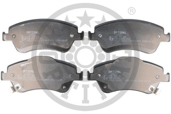 Optimal BP-12439 Front disc brake pads, set BP12439