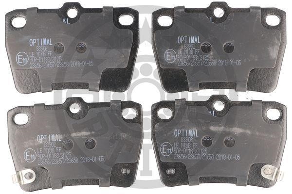 Optimal BP-83902 Rear disc brake pads, set BP83902