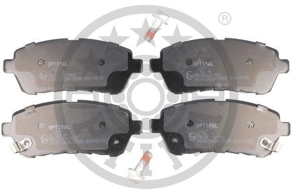 Optimal BP-12447 Front disc brake pads, set BP12447