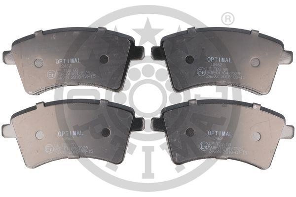 Optimal BP-12462 Front disc brake pads, set BP12462