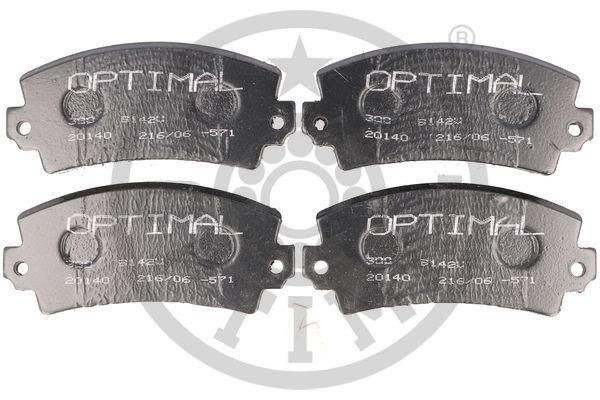 Optimal BP-91422 Front disc brake pads, set BP91422