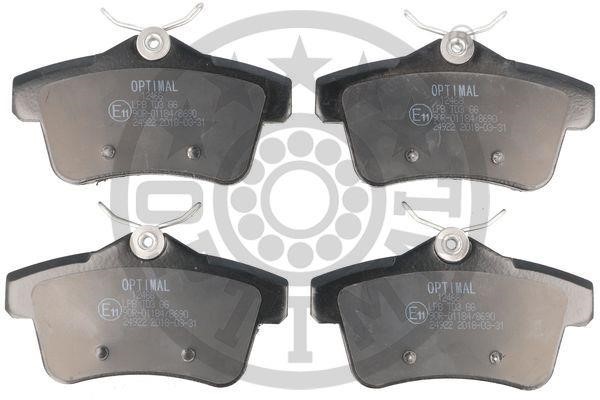 Optimal BP-12468 Rear disc brake pads, set BP12468